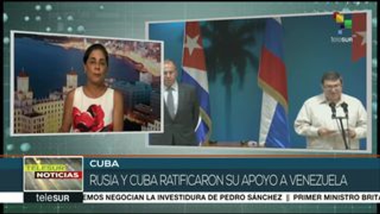 Rusia y Cuba ratifican su apoyo a Venezuela ante asedio de EEUU