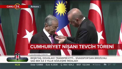 Cumhuriyet Nişanı Tevcih Töreni
