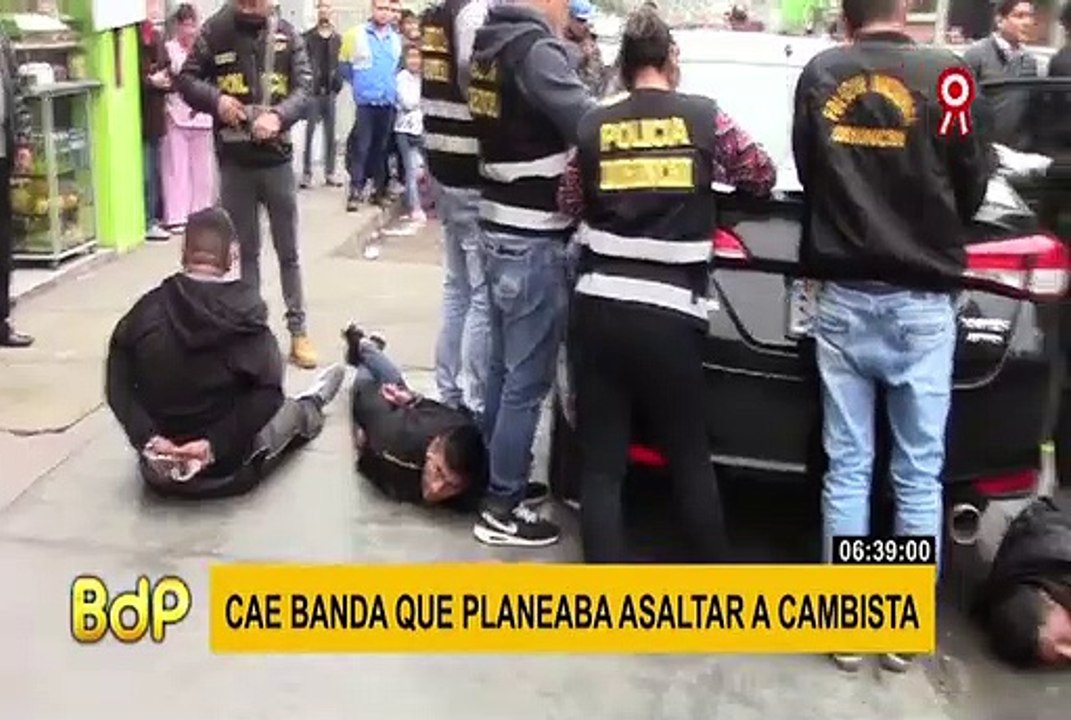 Los Olivos: capturan a ‘marcas’ que iban a asaltar a cambista