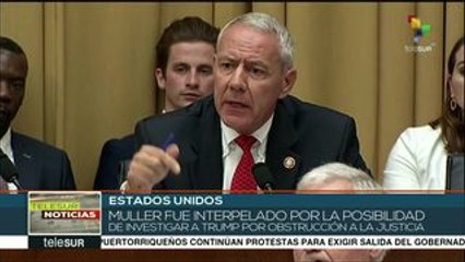 EEUU: Robert Mueller vuelve a comparecer ante congresistas