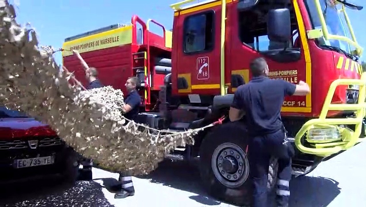 Les marins-pompiers mettent en place des dispositifs de prévention dans les calanques.