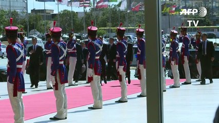 Ernesto Araújo recebe ministro chinês em Brasília