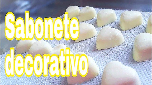 Como fazer sabonete decorativo
