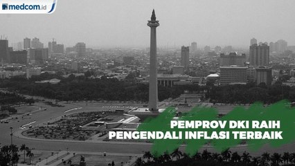 Pemprov DKI Raih Pengendali Inflasi Terbaik se-Jawa Bali