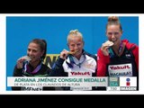 Adriana Jiménez gana plata para México en clavados | Noticias con Francisco Zea