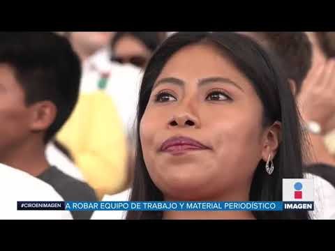 Imágenes de Yalitza Aparicio en la Guelaguetza | Noticias con Ciro Gómez Leyva