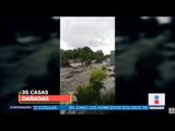 Canal se desborda dañando casas y arrastrando autos en Jalisco | Noticias con Ciro Gómez