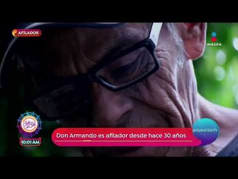 ¡Sajid conoció a don Armando, un afilador de cuchillos! | Sale el Sol