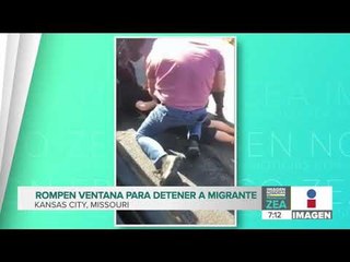 Rompen ventana para detener a migrante mexicano en Kansas City | Noticias con Francisco Zeaa