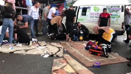 ORDU'DA YOLCU OTOBÜSÜ MİNİBÜSLE ÇARPIŞTI 3 ÖLÜ, 11 YARALI