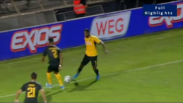 Το πέναλτι (χέρι) στο 39' στο γύρισμα του Ιντέγε και η διπλή ευκαιρία με το σουτ του Μπάσα και το δοκάρι του Φετφατζίδη στο 40'