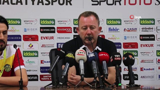 Sergen Yalçın: “Dezavantajlı bir skor ama elenmeyecek bir takım değil”