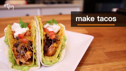 These Baked Tacos Become Double Decker With the Help of Guacamole