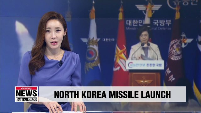 N. Korea fires two missiles from Wonsan towards East Sea early Thursday