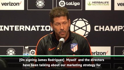 Simeone refuses to deny Atletico interest in James Rodriguez