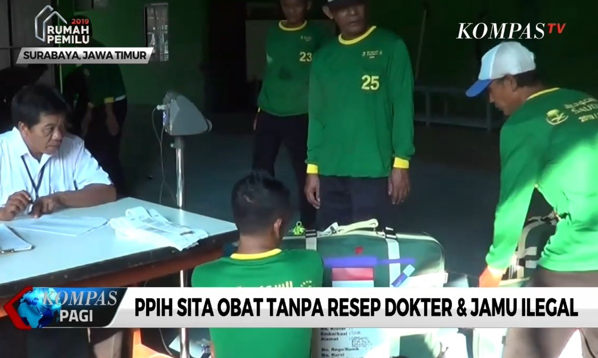 PPIH Surabaya Sita Obat Tanpa Resep Dokter & Jamu Ilegal