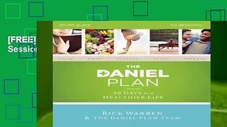 [FREE] The Daniel Plan: Six Sessions