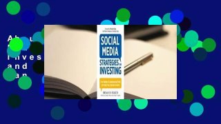 About For Books  Social Media Strategies For Investing: How Twitter and Crowdsourcing Tools Can