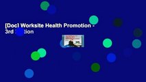 [Doc] Worksite Health Promotion - 3rd Edition