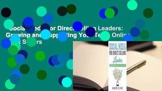Social Media for Direct Selling Leaders: Growing and Supporting Your Team Online  Best Sellers