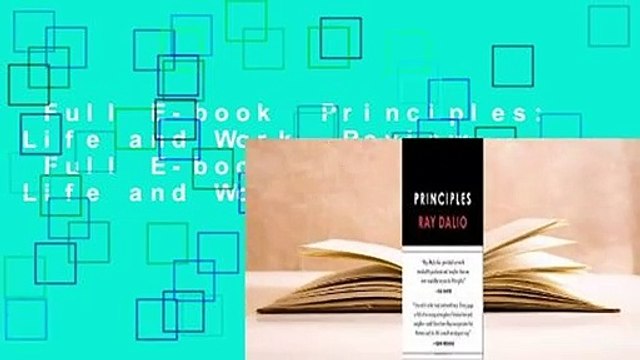 Full E-book Principles: Life and Work Review Full E-book Principles: Life and Work Best