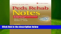 [Doc] Peds Rehab Notes (Davis s Notes Book)
