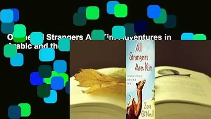 Online All Strangers Are Kin: Adventures in Arabic and the Arab World  For Free