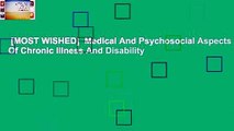 [MOST WISHED]  Medical And Psychosocial Aspects Of Chronic Illness And Disability
