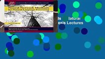 [Doc] Neural Network Methods in Natural Language Processing (Synthesis Lectures on Human Language