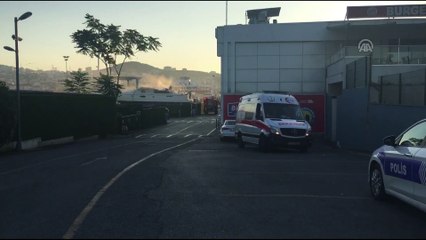 Pendik'te yat yangını - İSTANBUL