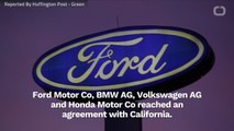 Four Automakers Make Emissions Agreement With California