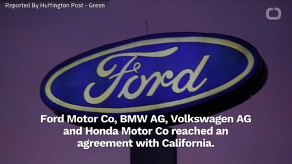 Four Automakers Make Emissions Agreement With California