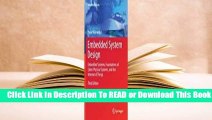 Full E-book Embedded System Design: Embedded Systems Foundations of Cyber-Physical Systems and the