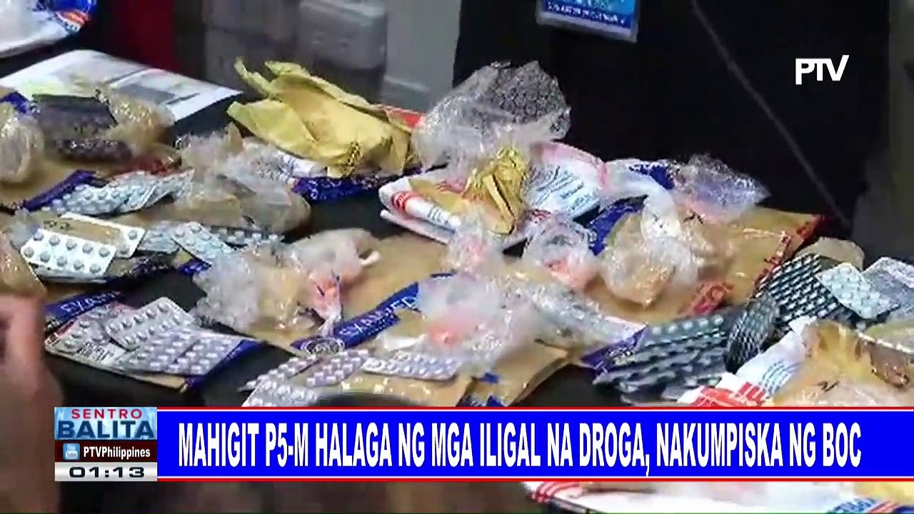 Mahigit P5-M halaga ng mga iligal na droga, nakumpiska ng BOC