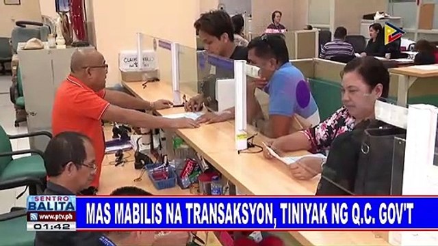 Mas mabilis na transaksyon, tiniyak ng QC gov't