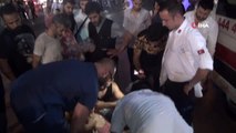 Taksim Meydanı'nda Epilepsi krizi geçiren kadına vatandaşlar müdahale etti