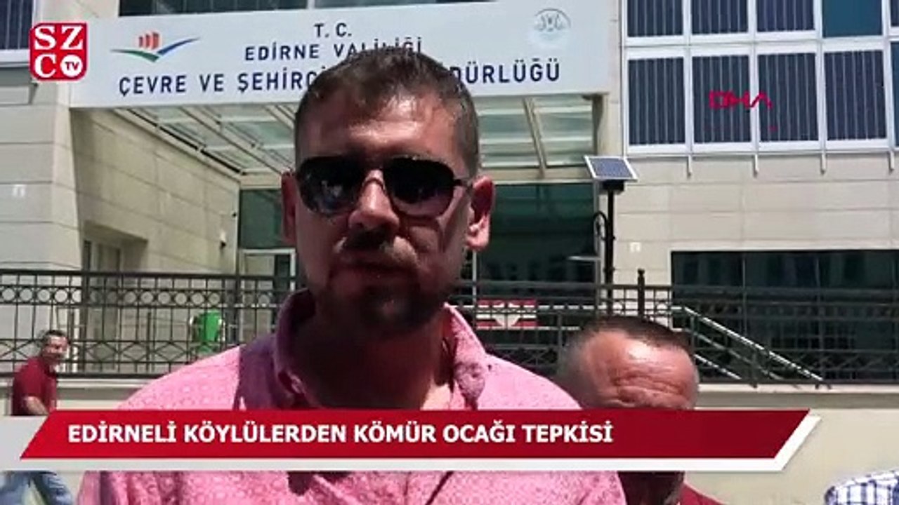 Edirneli köylülerden ‘kömür ocağı’ isyanı