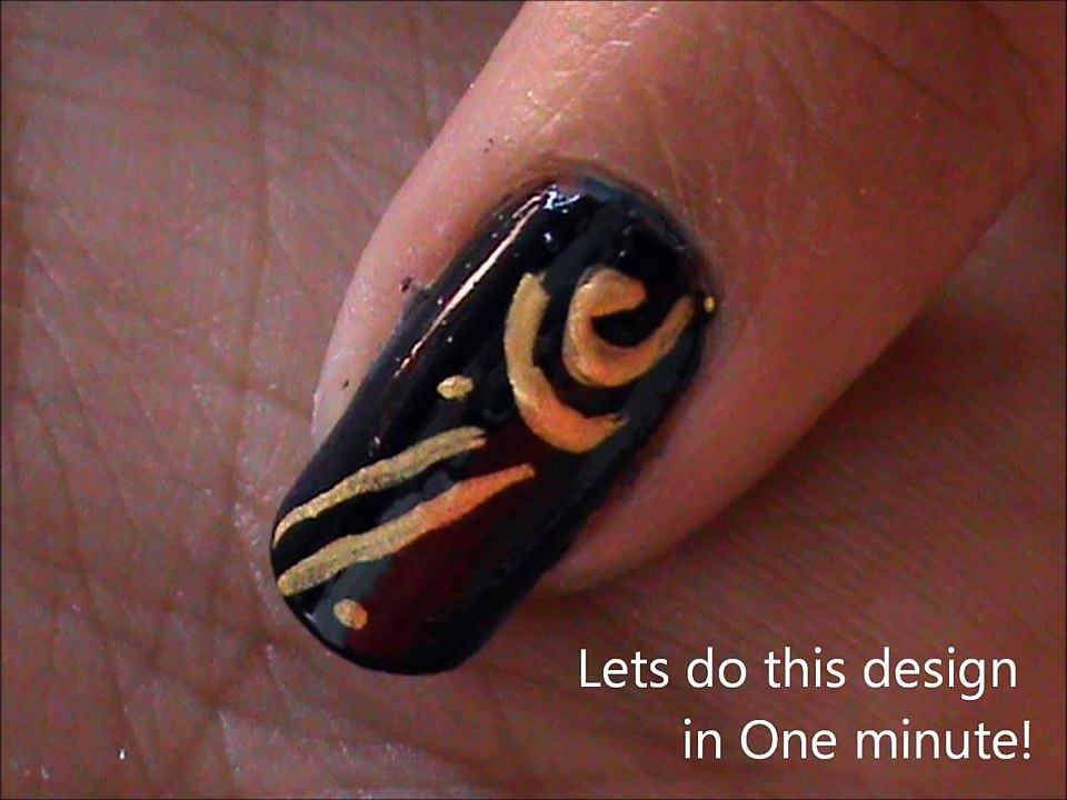 Nail art in ONE MINUTE !! (1)