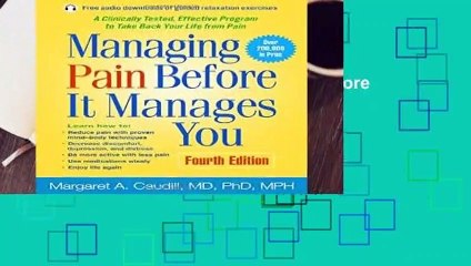[NEW RELEASES]  Managing Pain Before It Manages You, Fourth Edition