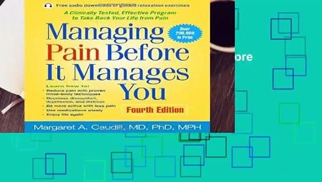 [NEW RELEASES] Managing Pain Before It Manages You, Fourth Edition