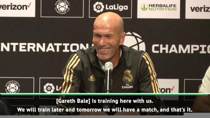 Zidane remains tight-lipped on Bale future