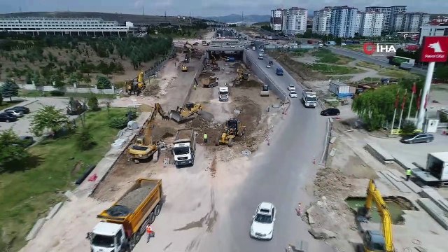 Ayaş Yolu-Sincan OSB alt geçidinin açılışına sayılı günler kaldı