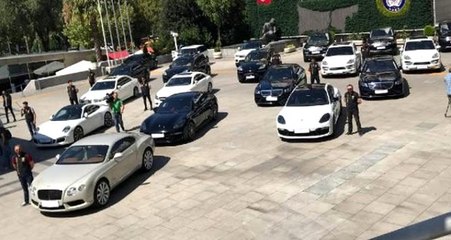 Emniyetin önü lüks araç galerisine döndü: Toplam değeri tam 40 milyon