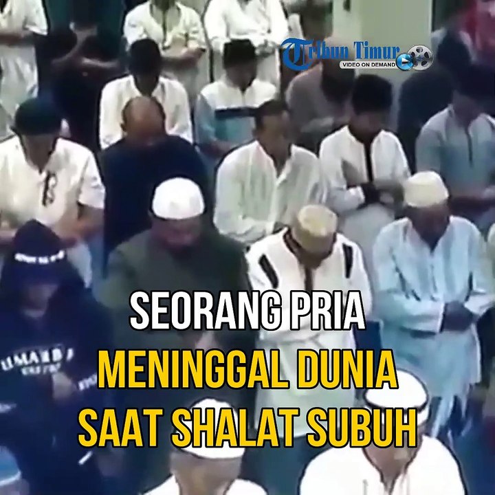 Detik-detik Seorang Pria Meninggal Dunia saat Shalat Subuh di Masjid, Jamaah Tetap Lanjutkan Ibadah