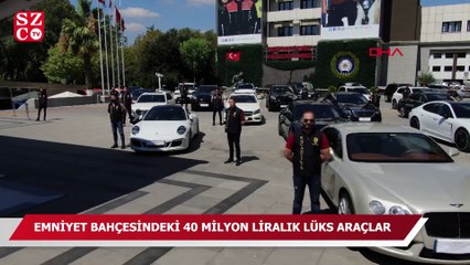 Emniyet bahçesini lüks araç galerisine döndüren operasyon
