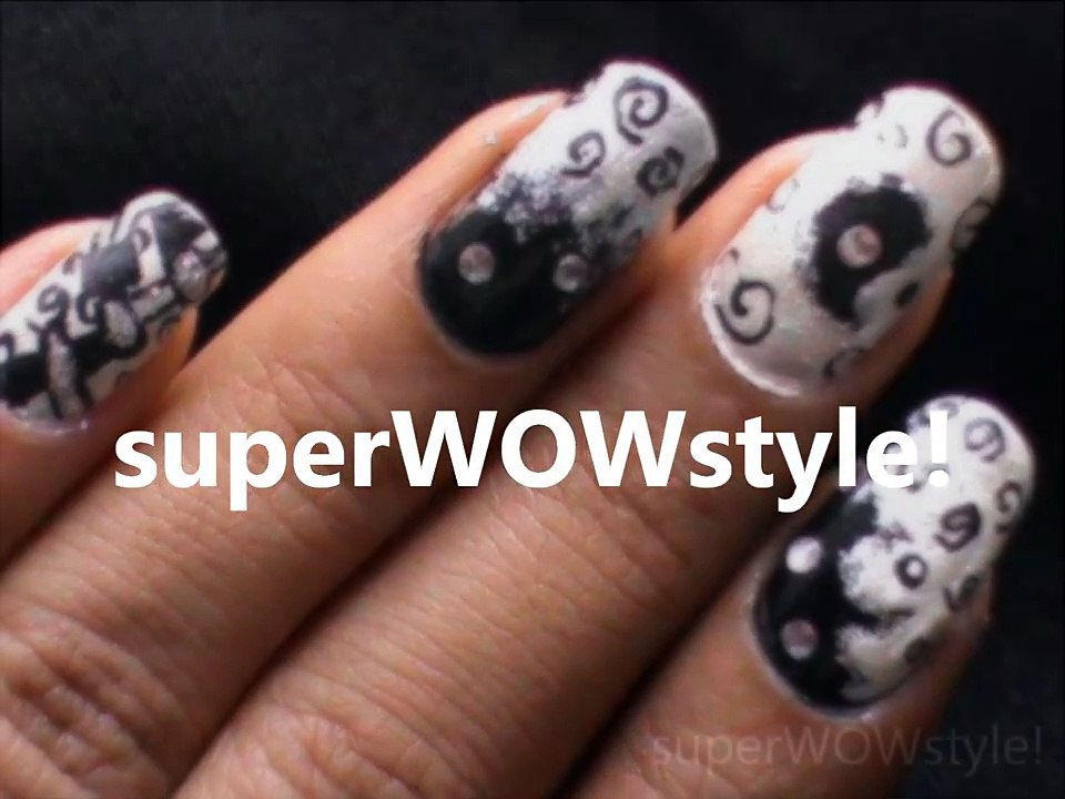 Black and White Nail Art Tutorial