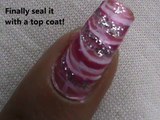 Beautiful Barbie Pink Swirls - EASY Nail Designs!