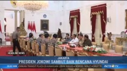 Bertemu Jokowi, Bos Hyundai Bahas Rencana Investasi