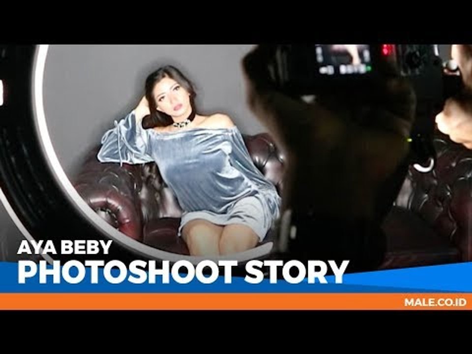 AYA BEBY di Behind the Scenes Photoshoot - Male Indonesia | Model Cantik Indo