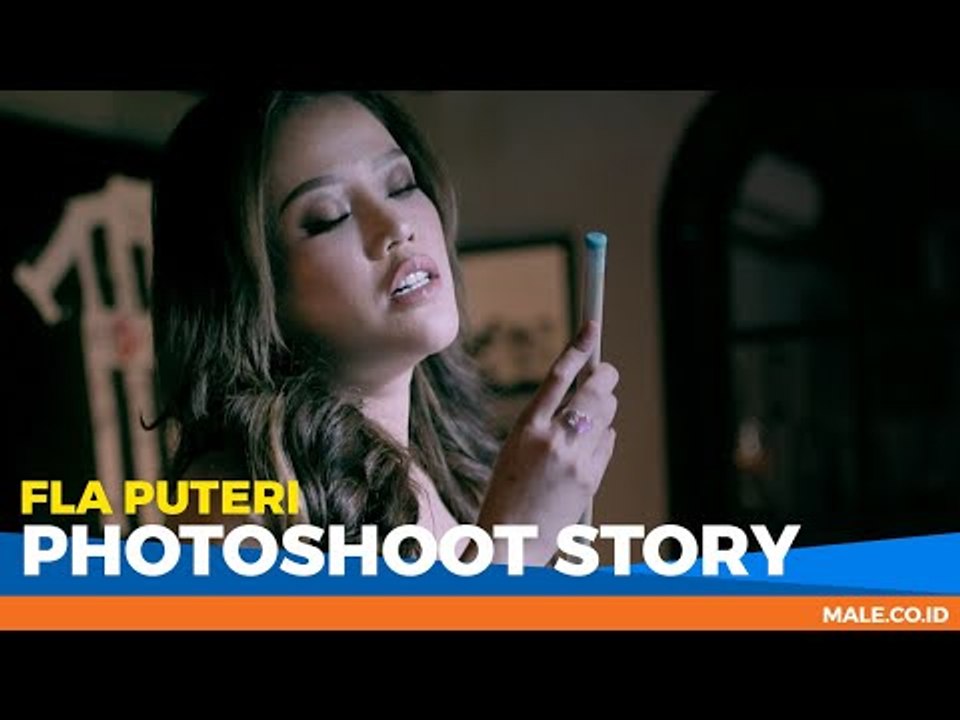 FLA PUTERI di Behind the Scenes Photoshoot - Male Indonesia | Model Seksi Indo